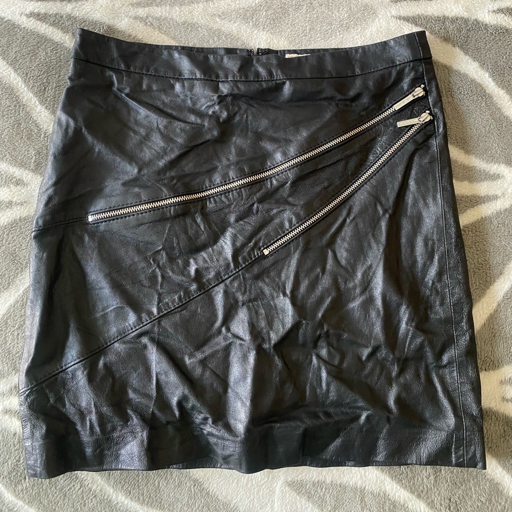 Michael Kors Leather‎ Skirt